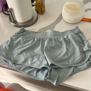 Lululemon Hotty Hot shorts teal